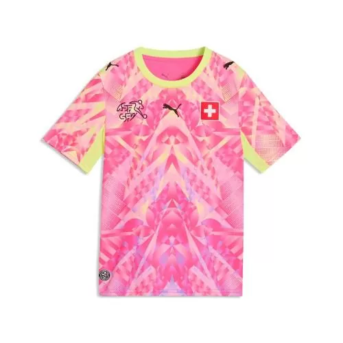 Switzerland Goalkeeper Children Jersey WC Pink - 2026